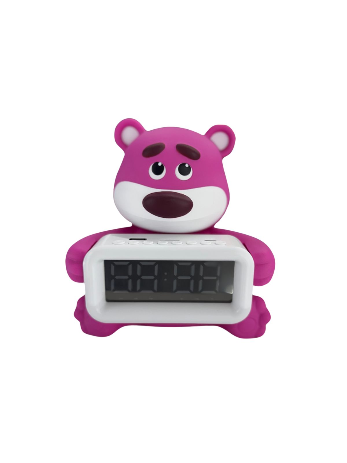 Parlante lotso con reloj y luz RGB
